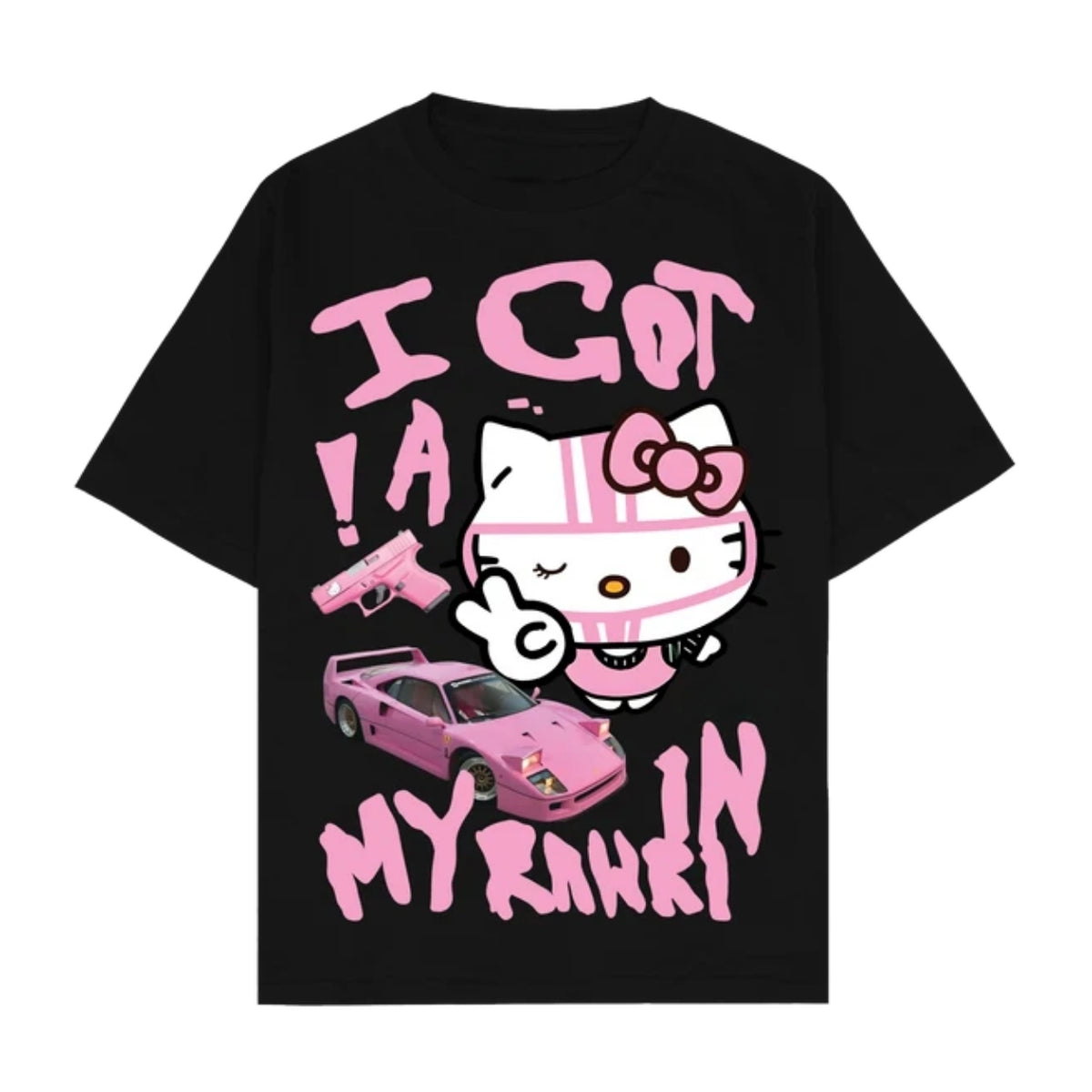 Rawr Kitty Oversized Tee